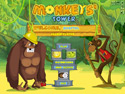 Monkey's Tower game shot top