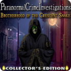 Game PC download - Paranormal Crime Investigations: Brotherhood of the Crescent Snake Collector's Edition